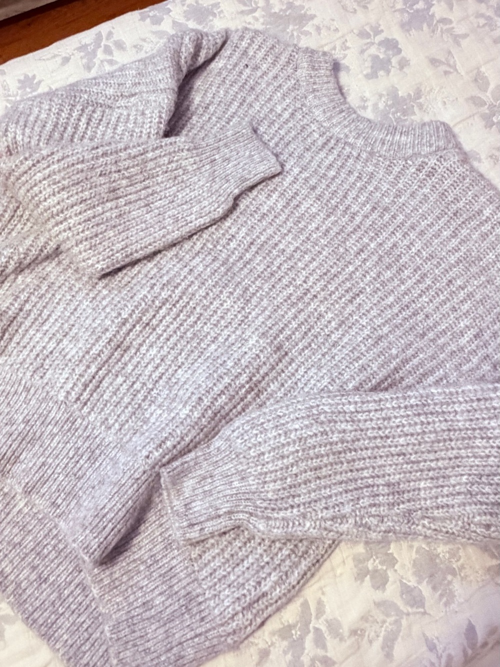 SONOMA Cozy Crewneck Women's Sweater in Light Lavender